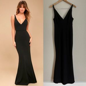 Melora Black Sleeveless Maxi Dress Medium
